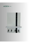 aden home senin evin senin dünyan Anahtar Askısı, Duvar Askılı Anahtarlık, Anahtarlık Duvar Askılığı, Dekoratif anahtarlık askısı - 4