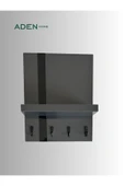 aden home senin evin senin dünyan Anahtar Askısı, Duvar Askılı Anahtarlık, Anahtarlık Duvar Askılığı, Dekoratif anahtarlık askısı - 3
