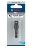 Bosch Impact Lokma Ucu Adaptörü Hex 3/8" - 2
