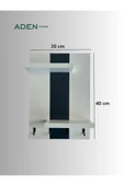 aden home senin evin senin dünyan Anahtar Askısı, Duvar Askılı Anahtarlık, Anahtarlık Duvar Askılığı, Dekoratif anahtarlık askısı - 4