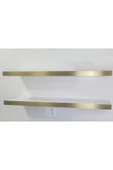 aden home senin evin senin dünyan Beyaz MDF Uçan Duvar Rafı, Dekoratif Duvar Rafı, Banyo Mutfak Çocuk Odası Rafı, Ahşap Duvar Rafı - 2