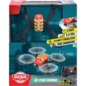 Dickie Toys RC İtfaiye Drone (12 cm) 2.4 Ghz 6 km/s USB Şarj Işıklı Uzaktan Kumandalı Drone | 6 Yaş - 7