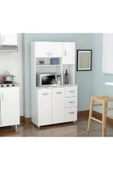 aden home senin evin senin dünyan MDF Hazır Mutfak Dolabı, Çok Amaçlı Mutfak Dolabı, Mutfak Erzak Kiler Dolabı - 4