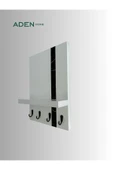 aden home senin evin senin dünyan Anahtar Askısı, Duvar Askılı Anahtarlık, Anahtarlık Duvar Askılığı, Dekoratif anahtarlık askısı - 6