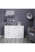 aden home senin evin senin dünyan 8 Çekmeceli Şifonyer, MDF Beyaz Şifonyer, Yatak Odası Şifonyer, Komodin Şifonyer, 90x110cm, MSFN01 - 3