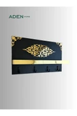 aden home senin evin senin dünyan Anahtar Askısı, Duvar Askılı Anahtarlık, Anahtarlık Duvar Askılığı, Dekoratif anahtarlık askısı - 1