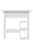 aden home senin evin senin dünyan %100 MDF Çalışma Masası, Bilgisayar Masası, Kitaplıklı Çalışma Masası, Beyaz Ders Çalışma Masası - 5