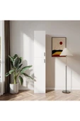 aden home senin evin senin dünyan MDF Mutfak Dolabı, Mutfak Kiler Erzak Dolabı, Beyaz Çok Amaçlı Mutfak Dolabı, Banyo Lavabo Dolabı - 7