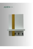 aden home senin evin senin dünyan Anahtar Askısı, Duvar Askılı Anahtarlık, Anahtarlık Duvar Askılığı, Dekoratif anahtarlık askısı - 6
