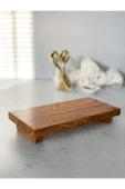 aden home senin evin senin dünyan Ahşap Sunumluk, Yağdanlık, Sabunluk 24x12cm, ASNM03 - 2