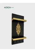 aden home senin evin senin dünyan Anahtar Askısı, Duvar Askılı Anahtarlık, Anahtarlık Duvar Askılığı, Dekoratif anahtarlık askısı - 5