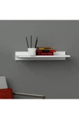 aden home senin evin senin dünyan Beyaz MDF Dekoratif Duvar Rafı, Ahşap Duvar Rafı, Uçan Duvar Rafı, Banyo Mutfak Çocuk Odası Rafı - 2