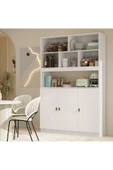 aden home senin evin senin dünyan MDF Mutfak Dolabı, Mutfak Kiler Erzak Dolabı, Beyaz Çok Amaçlı Mutfak Dolabı, Hazır Mutfak Dolabı - 6