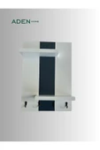 aden home senin evin senin dünyan Anahtar Askısı, Duvar Askılı Anahtarlık, Anahtarlık Duvar Askılığı, Dekoratif anahtarlık askısı - 1