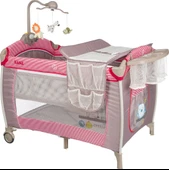 Kanz Hamburg 70x110cm Dönenceli Oyun Parkı Seyahat Yatağı - Kırmızı thumbnail 1