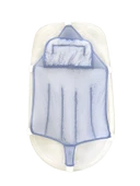 Sema Baby Köpüklü Kafa Destekli Bebek Banyo Filesi - Mavi thumbnail 2