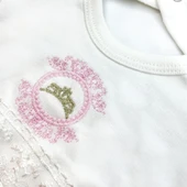 Sema Baby Prenses Lüks 5 Parça Hastane Çıkışı Zıbın Seti thumbnail 2