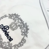 Sema Baby Prens Lüks 5 Parça Hastane Çıkışı Zıbın Seti - Lacivert thumbnail 3