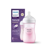 Philips Avent Natural Response PP Pembe Biberon 1+ Ay 260 ml SCY903/11 thumbnail 1