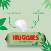 Huggies Natural Care Yenidoğan Islak Bebek Havlusu 10x56 Yaprak thumbnail 3