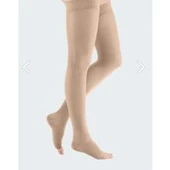 Mondi Ccl2 Diz Üstü-Silikon Bantlı Burnu Açık Varis Çorabı thumbnail 3