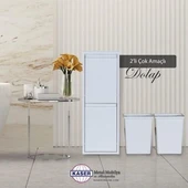 Medikaltec Çok Amaçlı Dolap Beyaz 2’li | Ev ve Ofisler İçin Uygun Seçim - 1