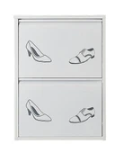 Medikaltec 2’li Metal Ayakkabılık (Beyaz-Ayakkabı) | Şık Görünüm ve Geniş Depolama thumbnail 1