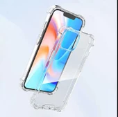 iPhone 14 Pro Uyumlu Darbe Önleyici Sararmaya Dayanıklı Airbag Korumalı Ultra Slim TPU Şeffaf Silikon Kılıf - 4
