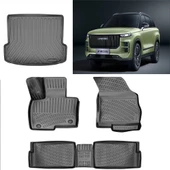 Rizline Jaecoo 7 2024 Ve Sonrası 3D Havuzlu Paspas Bagaj Havuzu Set Kalın Stepne thumbnail 1