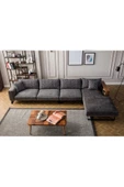 EDSY HOME Oslo Köşe Koltuk Takımı Antrasit thumbnail 3