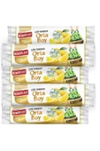 Koroplast Ekstra Güçlü Limon Büzgülü Orta Boy 15li Çöp Torbası X 5 Paket - 1