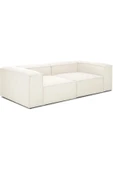 EDSY HOME Mira 2 Modüler İkili Koltuk (KIRIK BEYAZ) Keten Kumaş - 4