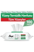 Sleepy Easy Clean Yüzey Temizlik Havlusu 100 Yaprak 5 Adet - 4
