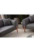 EDSY HOME Galata 3+3+1 Koltuk Takımı Antrasit - 5
