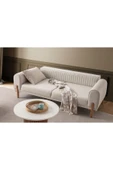 EDSY HOME Galata 3 3 Koltuk Takımı Krem - 4