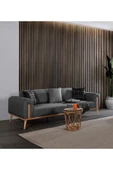 EDSY HOME Riva 3+3+1 Koltuk Takımı Antrasit - 6