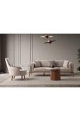 EDSY HOME Riva 3+3+1+1 Koltuk Takımı Sütlü Kahve - 3