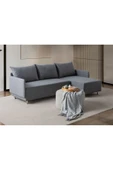 EDSY HOME Mondy Köşe Koltuk Takımı Gri - 4