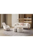 EDSY HOME Armoni 3+3+1 Koltuk Takımı Krem - 3