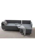 EDSY HOME Mondy Köşe Koltuk Takımı Gri - 5