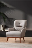 EDSY HOME Elize Berjer Tekli Koltuk Bej - 1