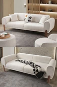 EDSY HOME Armoni 3'lü Koltuk Krem thumbnail 1