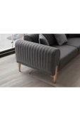EDSY HOME Galata 3+3+1 Koltuk Takımı Antrasit - 7