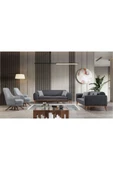 EDSY HOME Rupon 3+3+1+1 Koltuk Takımı Antrasit - 1