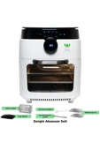 Wiami Airfryer Oven RA-011W 12 lt Beyaz Yağsız Fritöz Teşhir - 3
