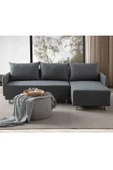 EDSY HOME Mondy Köşe Koltuk Takımı Gri - 2