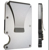 Valkyrie RFID Korumalı Alüminyum Metal 20 Kart Kapasiteli İnce Hafif Güvenli Kartlık Gümüş - 9