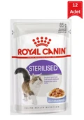 Royal Canin Sterilised Jelly Kısırlaştırılmış Yetişkin Kedi Yaş Maması 12x85 Gr - 1