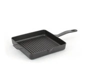 Sürel Degrade Mat Siyah 30cm Kare Izgara Demir Döküm Tava - 1