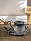 Çınar Handmade Kahve Fincanı Gri -150 ml. - 1